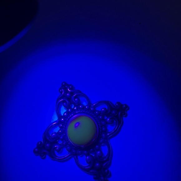 Vintage 925 Amber Pendant Necklace - Picture 4 of 11